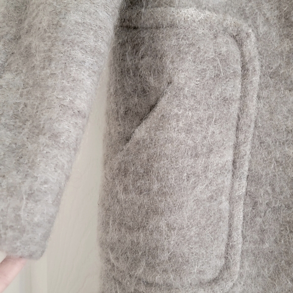 Zara Outerwear Mohair Coat, size XS - Picture 6 of 9